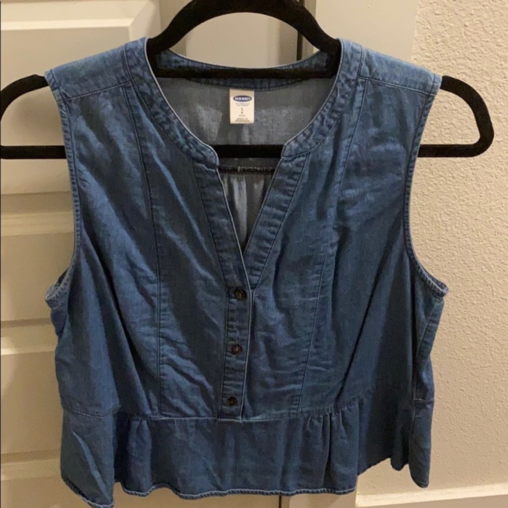 Old Navy Jean Tank